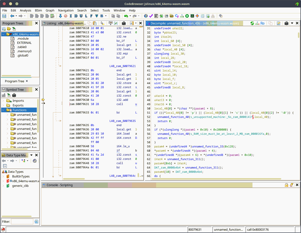 Identifying pc_machine_init